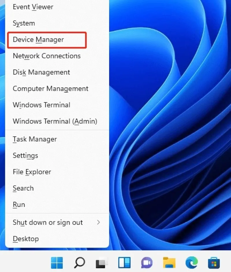 تنظیمات Device Manager در ویندوز 11