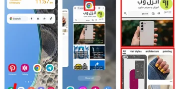 آموزش تقسیم صفحه در گوشی سامسونگ با 6 روش ساده