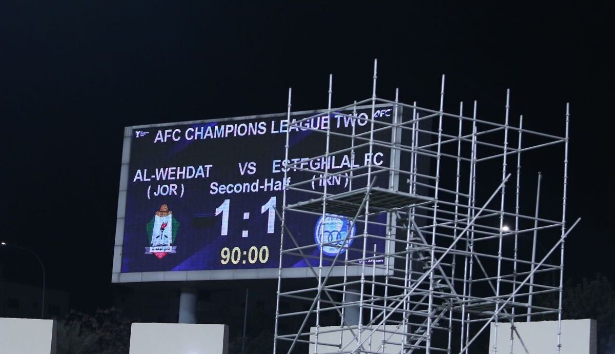 تلخ‌ترین تصویر بازی استقلال در اردن برای هواداران